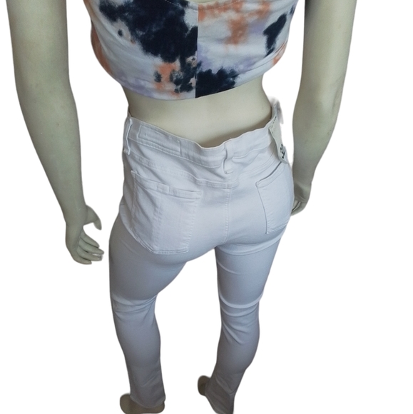 Rag & Bone The DRE Boyfriend Skinny White Jeans NWT - Picture 10 of 14